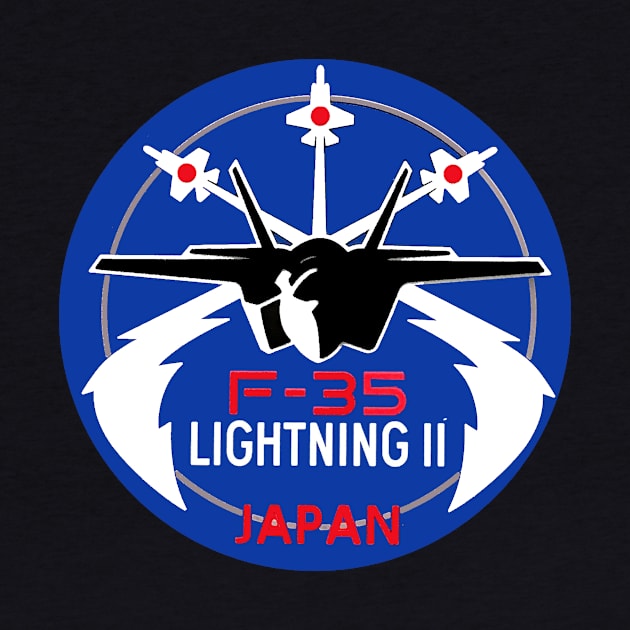 Japan Air Self-Defense Force F-35 Patch by Spacestuffplus